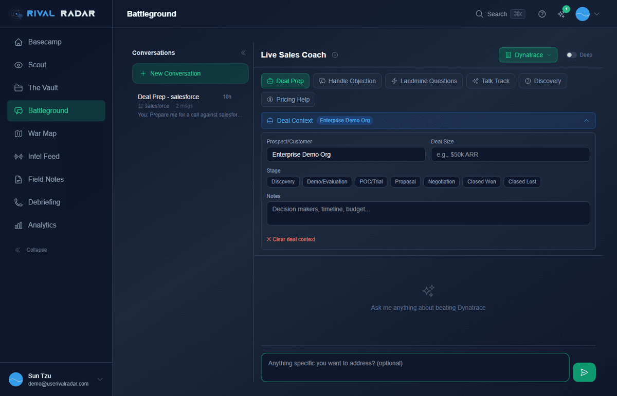 Your AI co-pilot for live sales calls